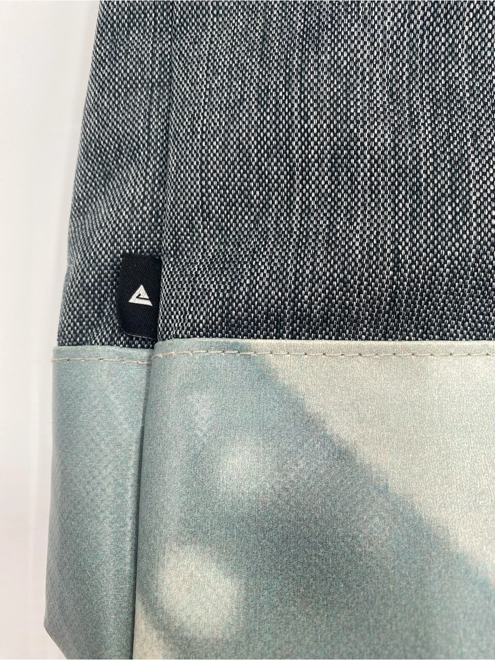 Rareform Cora Tote Laptop Bag - Grey with Light Blue Accent